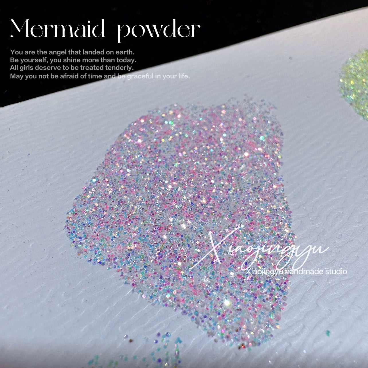50G Mermaid Sea Salt Crystal Diamond Flowing Maple Nail Art Glitter Glitter Powder Fantasy Quicksand Flash Diamond Powder Material